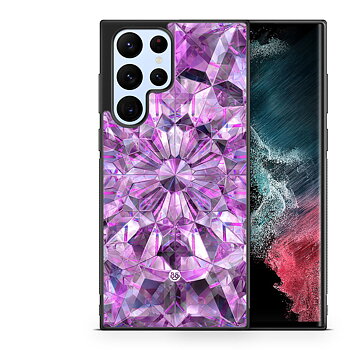Samsung Galaxy S22 Ultra 5G Case - Purple Crystals