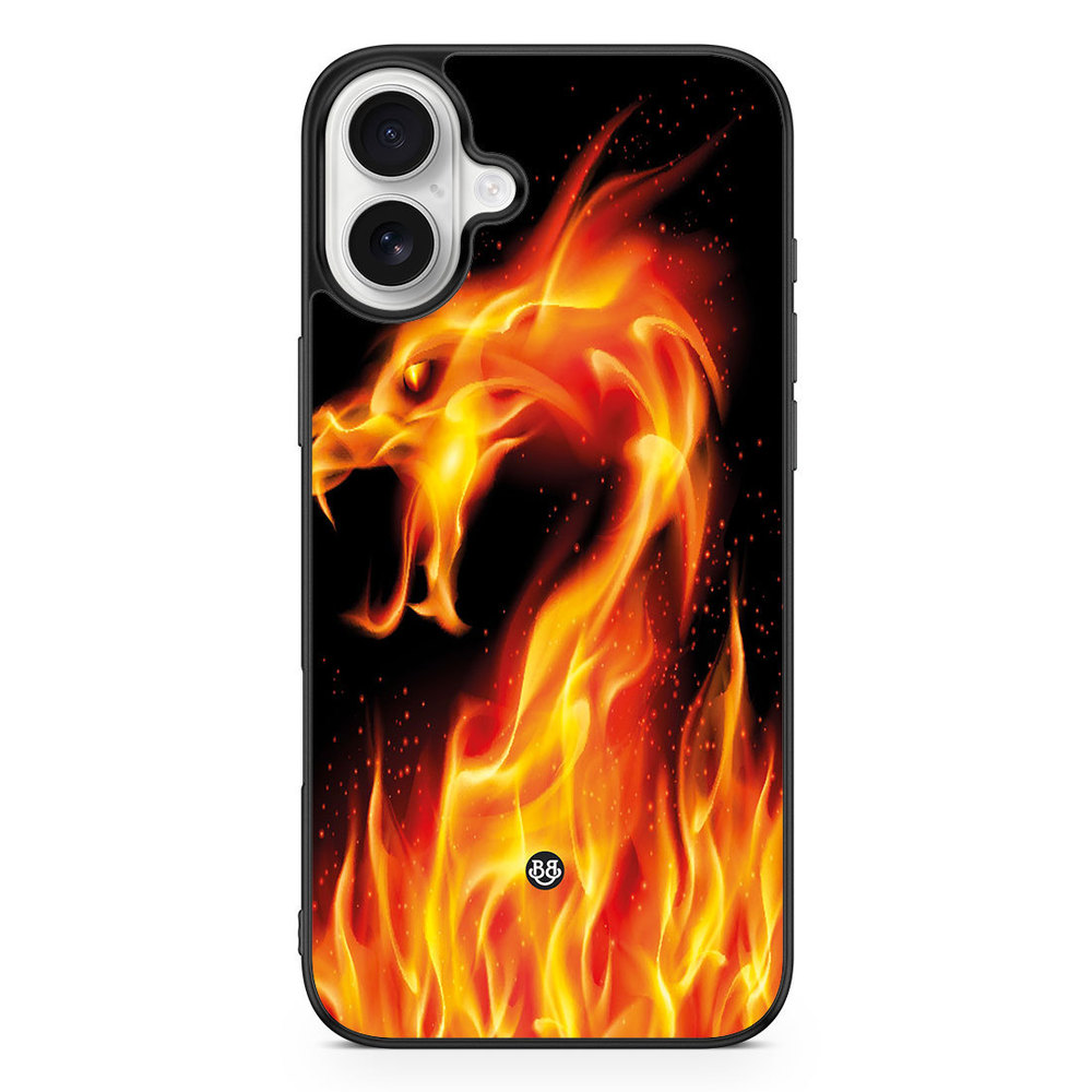 iPhone 16 Plus Case - Flames Dragon