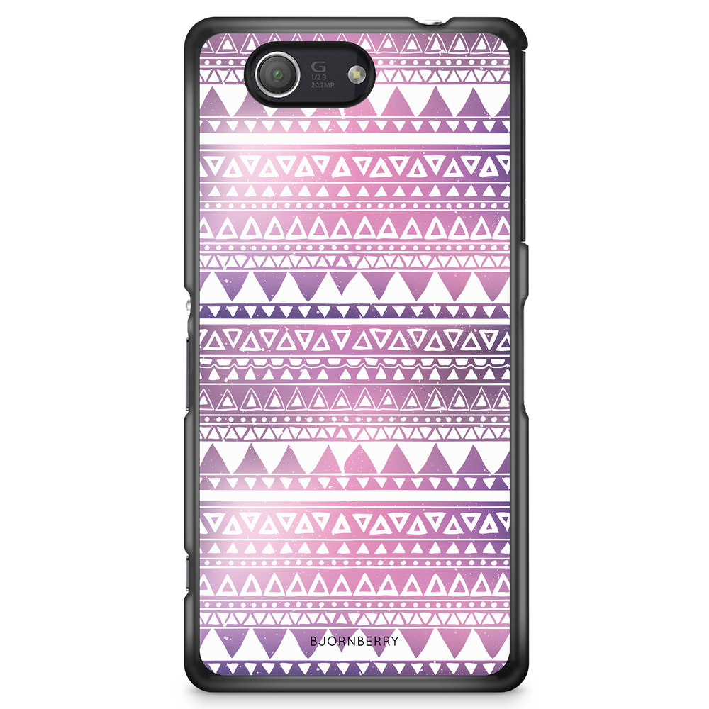 Sony Xperia Z3 Compact Case - Purple Aztec