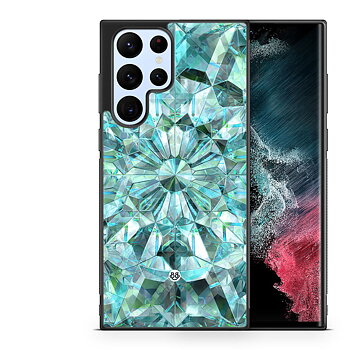 Samsung Galaxy S22 Ultra 5G Case - Green Crystals