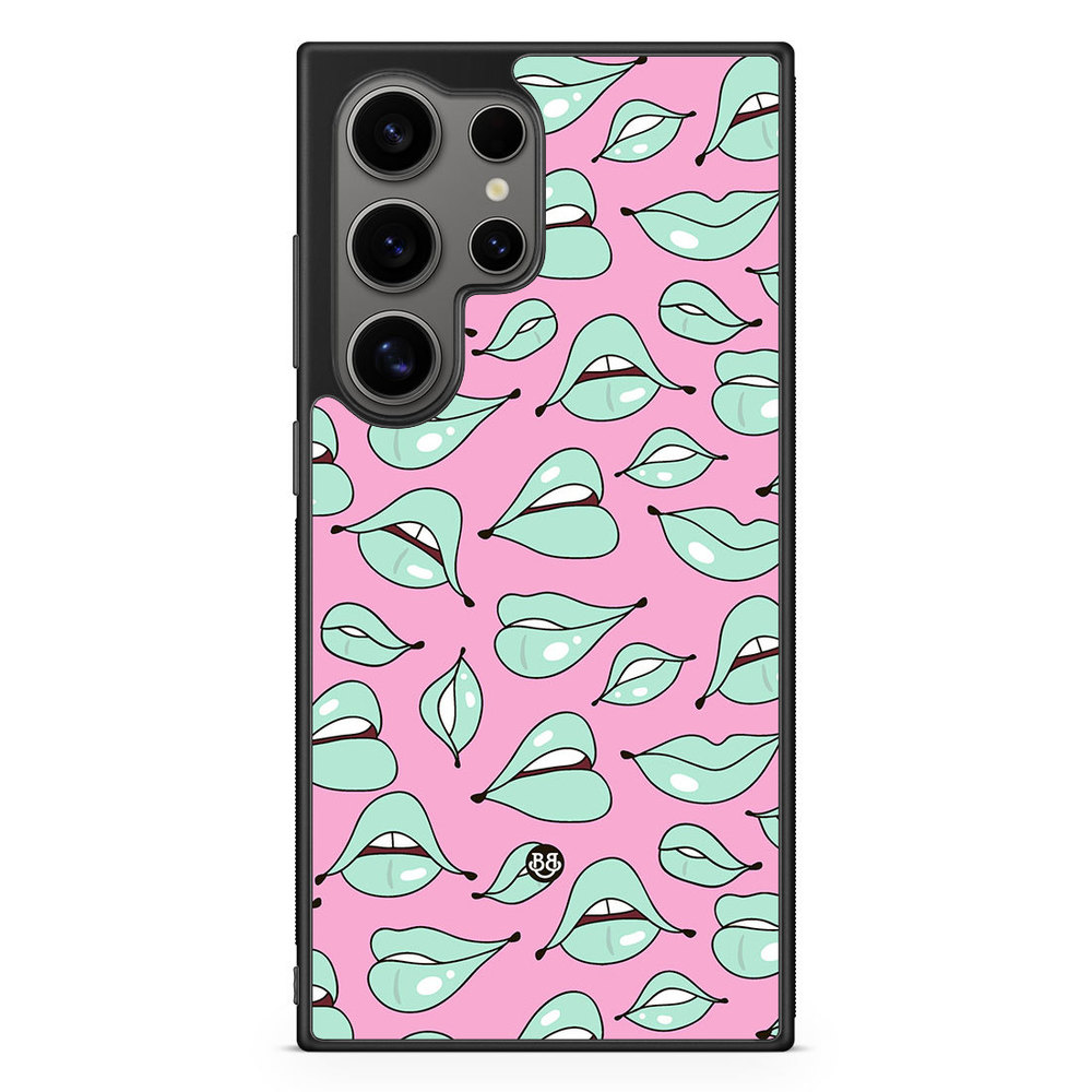 Samsung Galaxy S24 Ultra Case - Green Lips