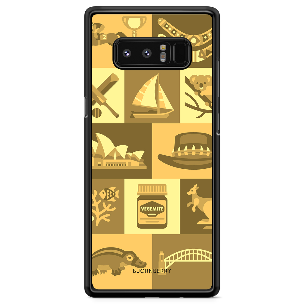 Samsung Galaxy Note 8 Case - Australian Pattern