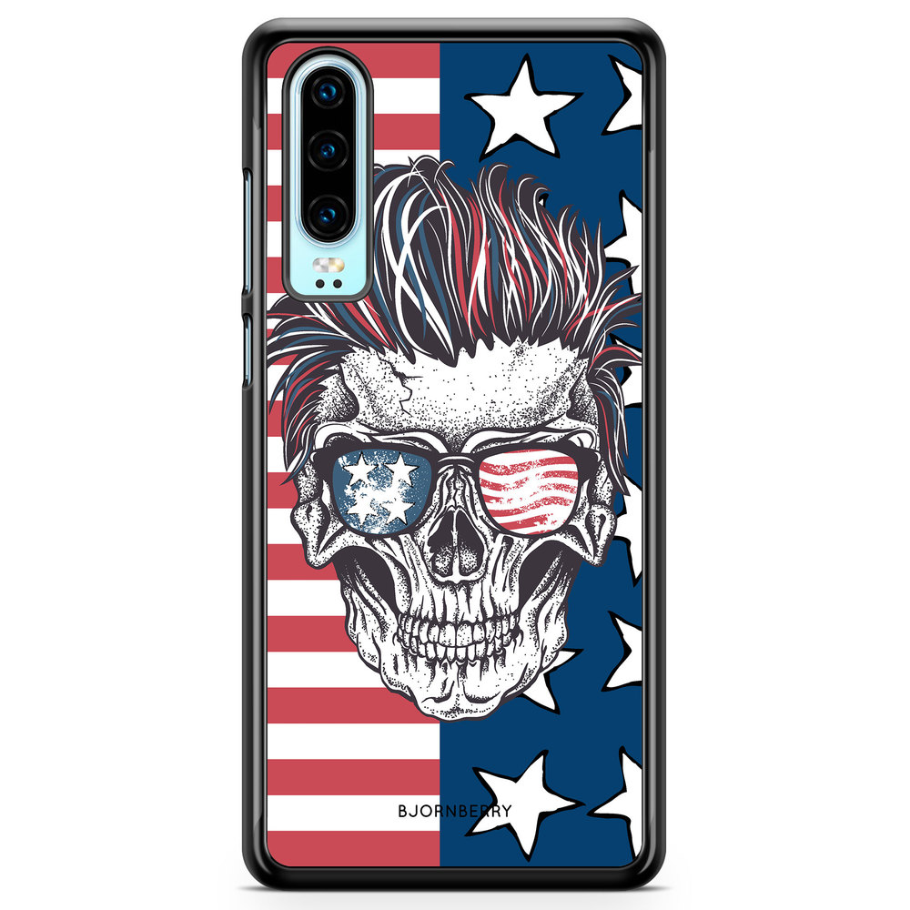 Huawei P30 Case - USA Skull