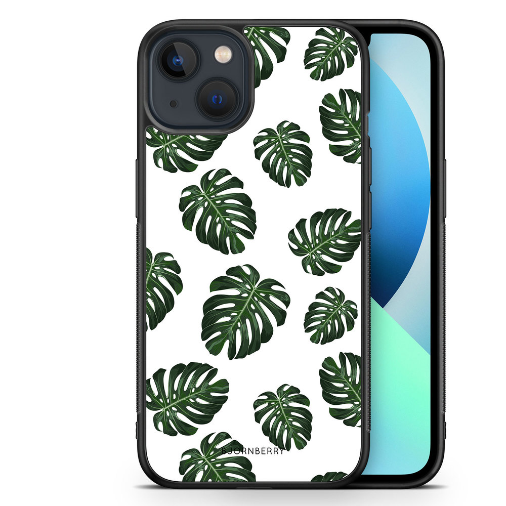 iPhone 13 Mini Case - Monstera Pattern
