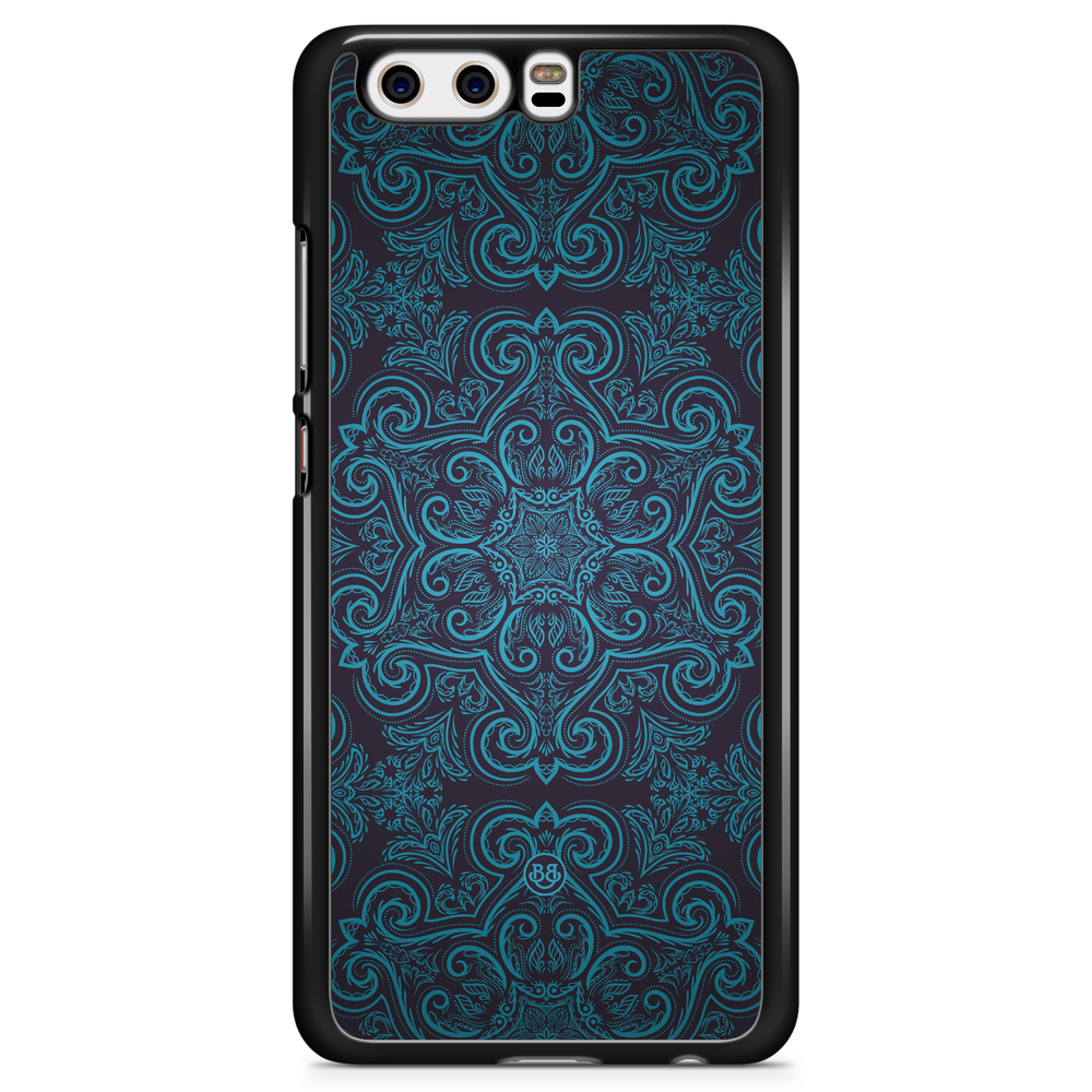 Huawei P10 Case - Blue Retro Pattern