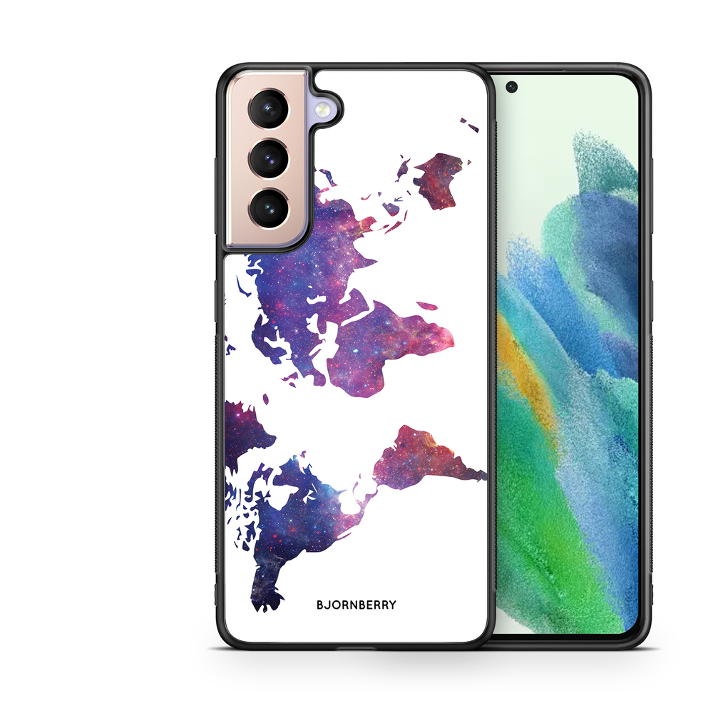 Samsung Galaxy S21 FE 5G Case - World Map Space