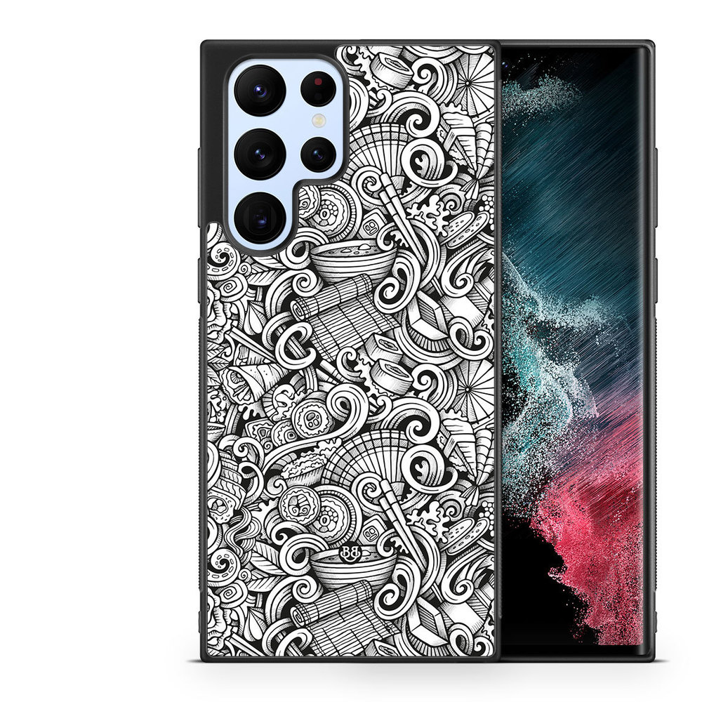 Samsung Galaxy S22 Ultra 5G Case - Japanese Pattern