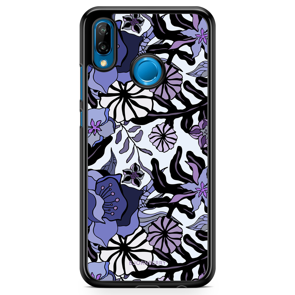 Huawei P20 Lite Case - Purple Flowers