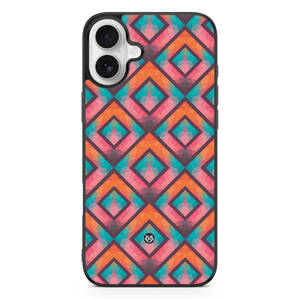 iPhone 16 Plus Case - Retro Squares