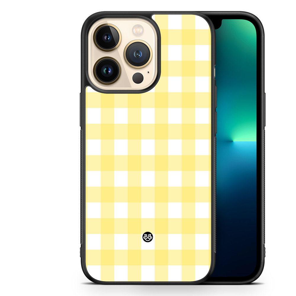 iPhone 13 Pro Case - SUMMER GARDEN - Lemon Check