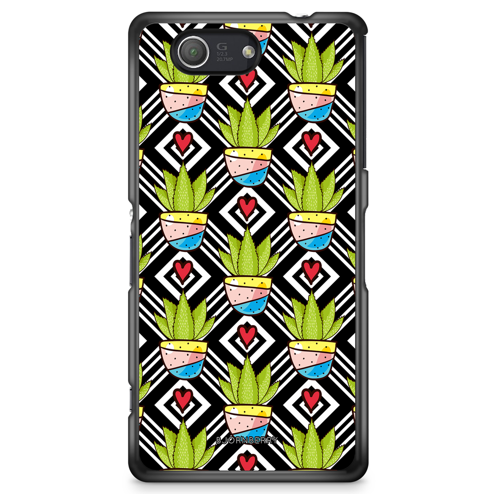 Sony Xperia Z3 Compact Case - Cactus Pattern