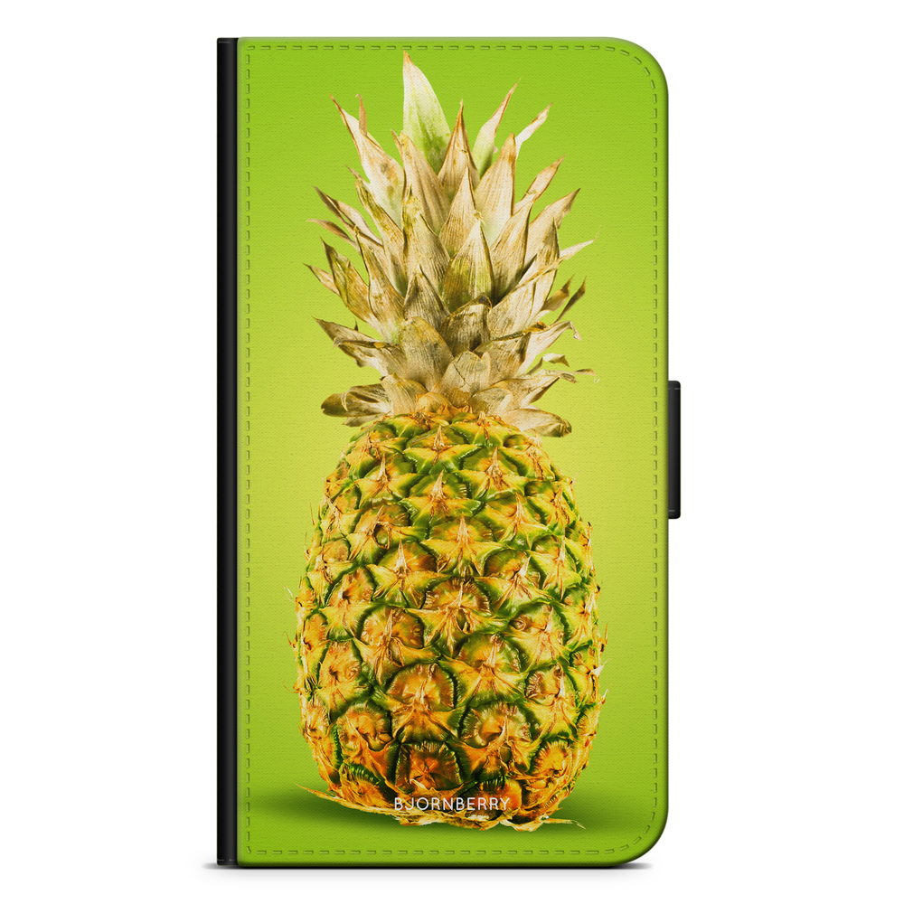 Huawei P Smart (2018) Wallet Case - Green Pineapple