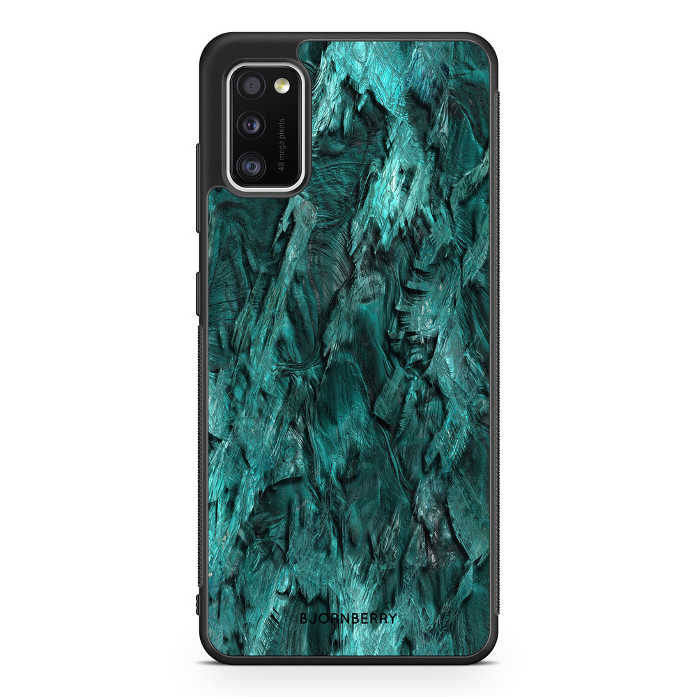 Samsung Galaxy A41 Case - Green Crystal
