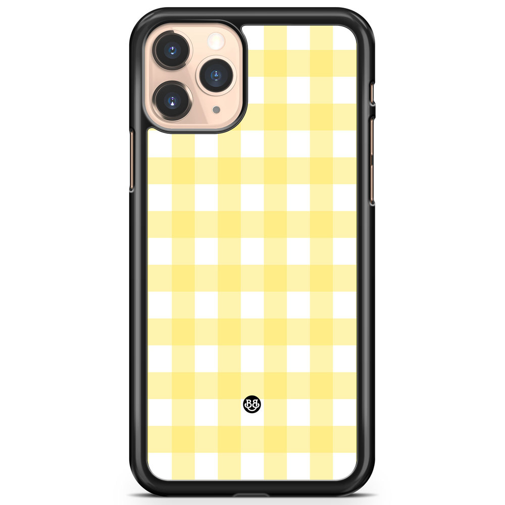 iPhone 11 Pro Max Case - SUMMER GARDEN - Lemon Check