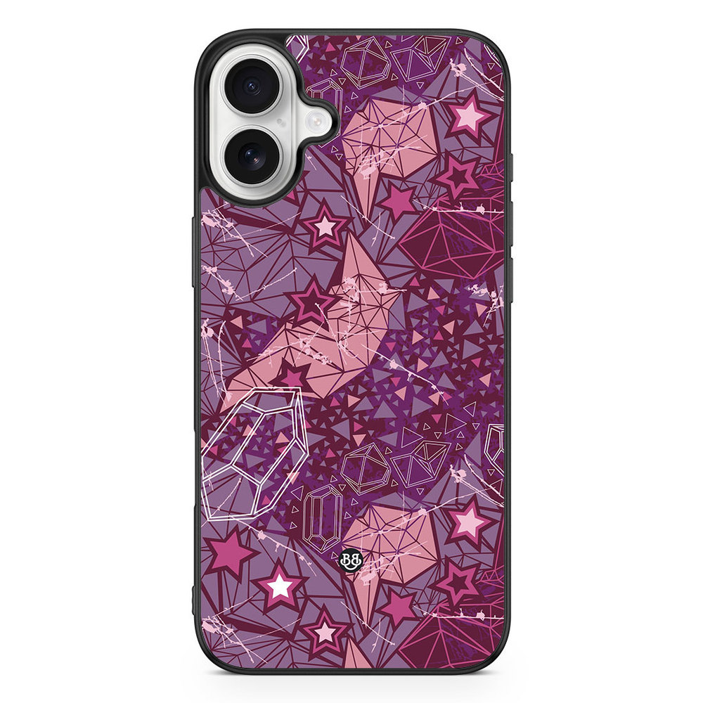 iPhone 16 Plus Case - Purple Stars