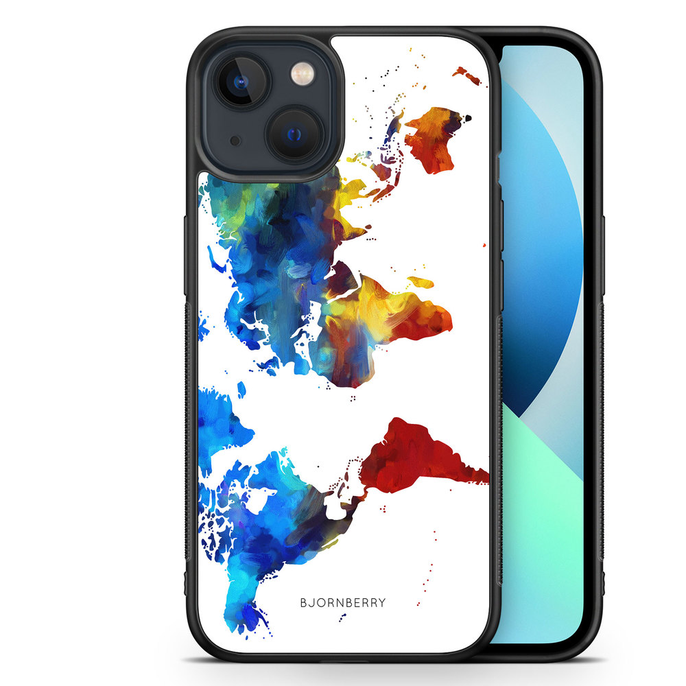iPhone 13 Mini Case - World Map