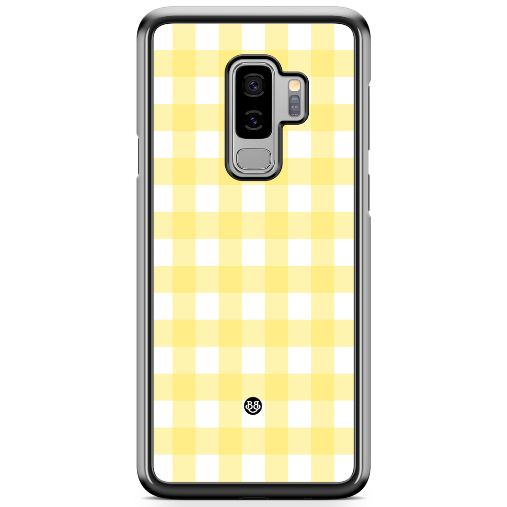 Samsung Galaxy S9 Plus Case - SUMMER GARDEN - Lemon Check