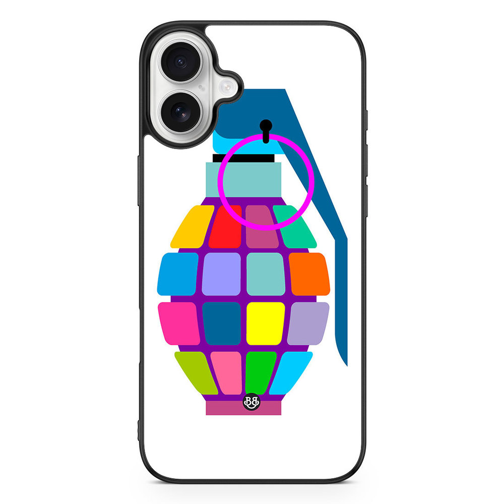 iPhone 16 Plus Case - Color hand grenade