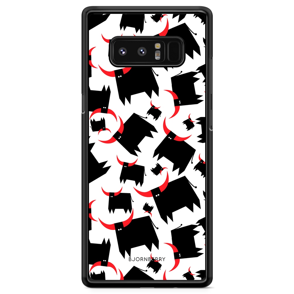 Samsung Galaxy Note 8 Case - Bull Red Horns