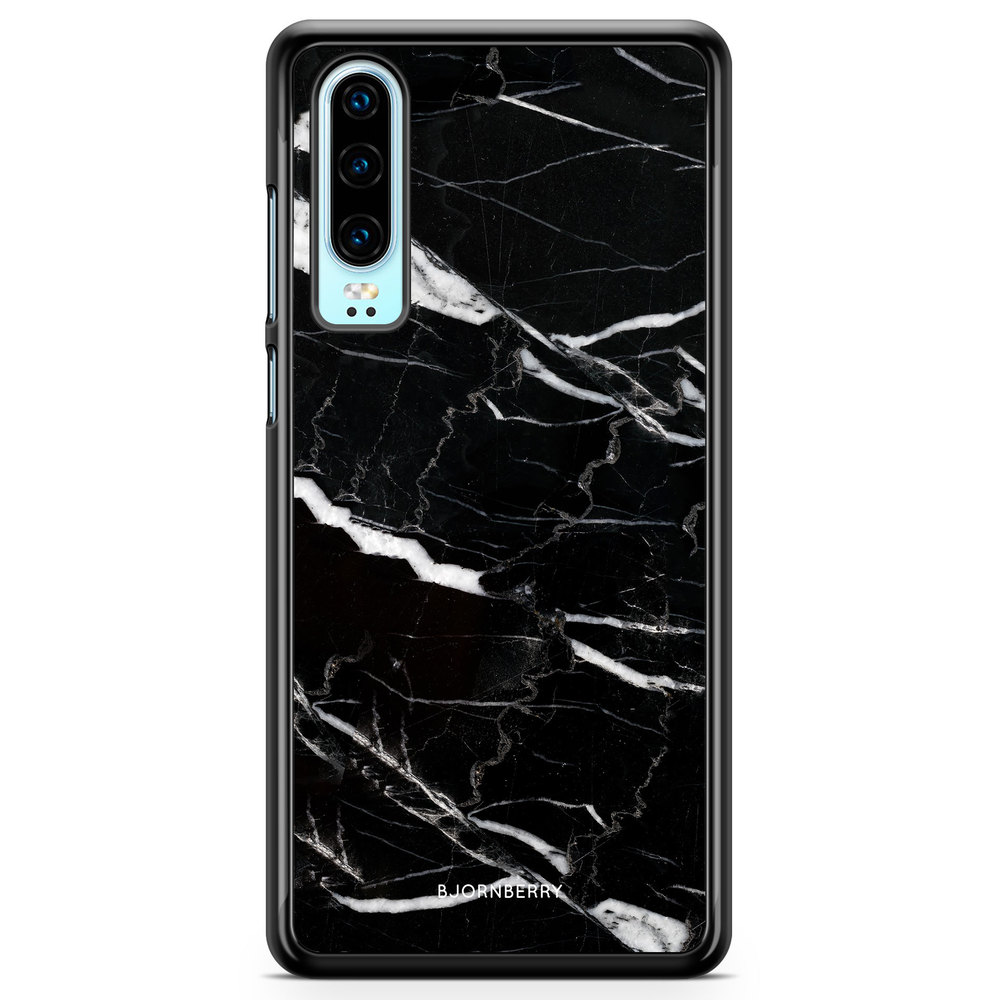 Huawei P30 Case - Black Marble