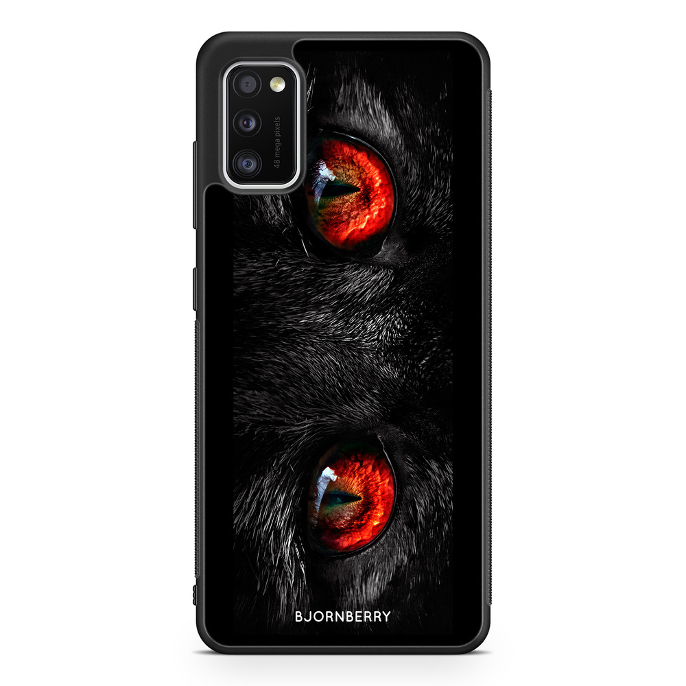 Samsung Galaxy A41 Case - Red Cat Eyes