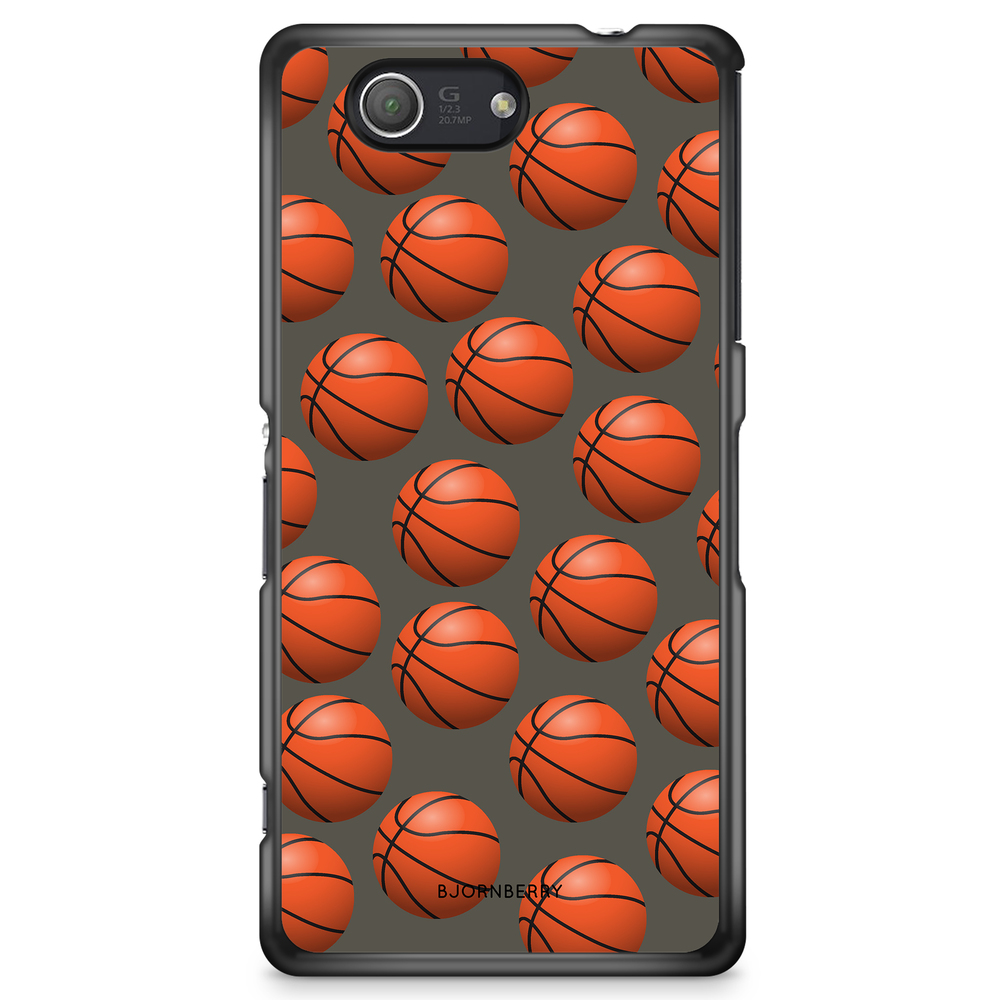 Sony Xperia Z3 Compact Case - Basketballs Pattern