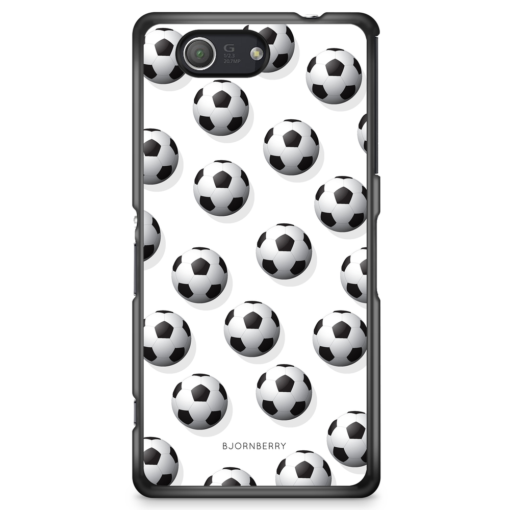 Sony Xperia Z3 Compact Case - Footballs Pattern