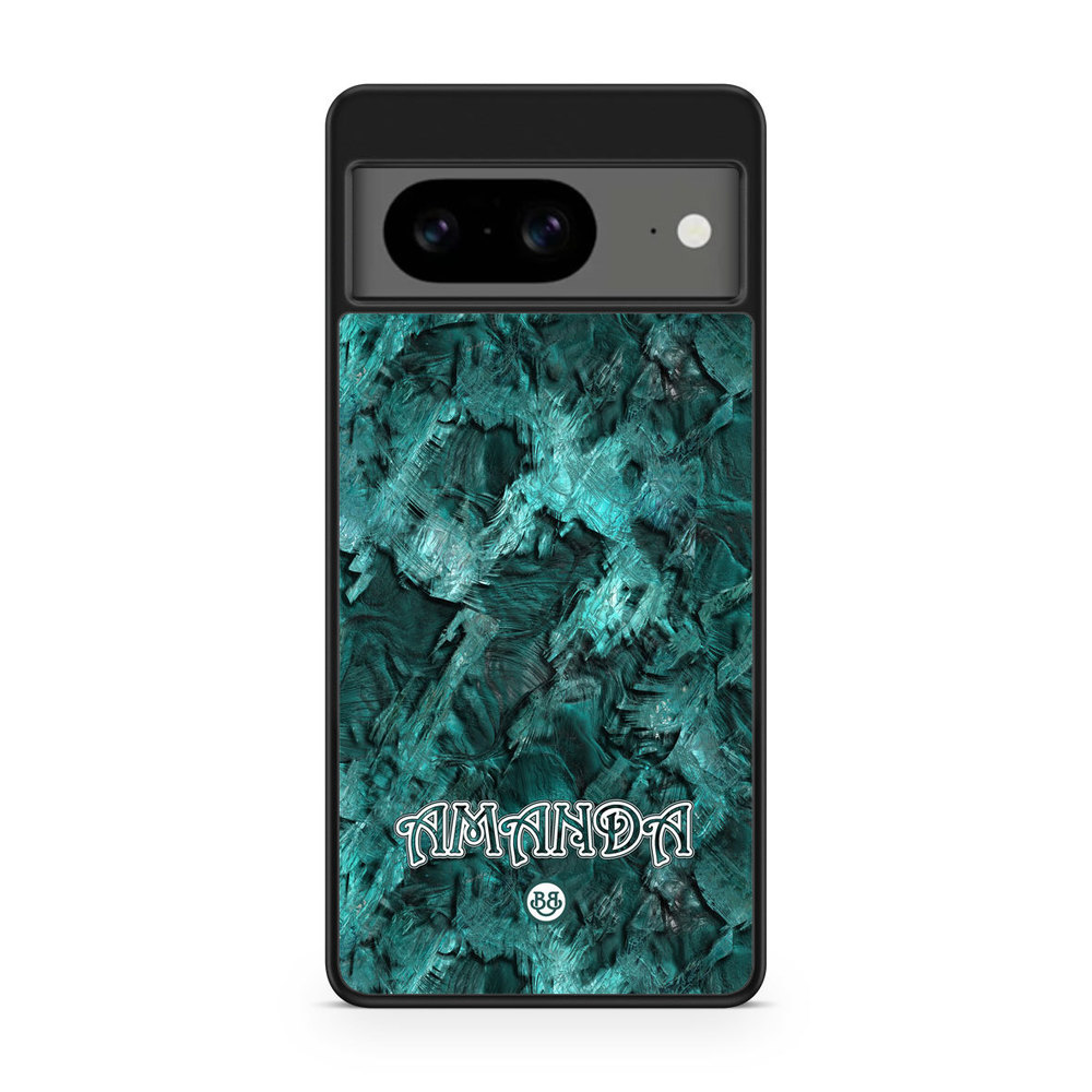 Google Pixel 8 Custom Skal - Green Name