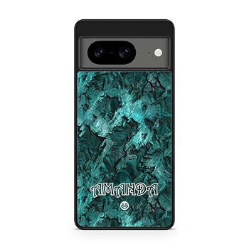 Google Pixel 8 Custom Skal - Grön Namn