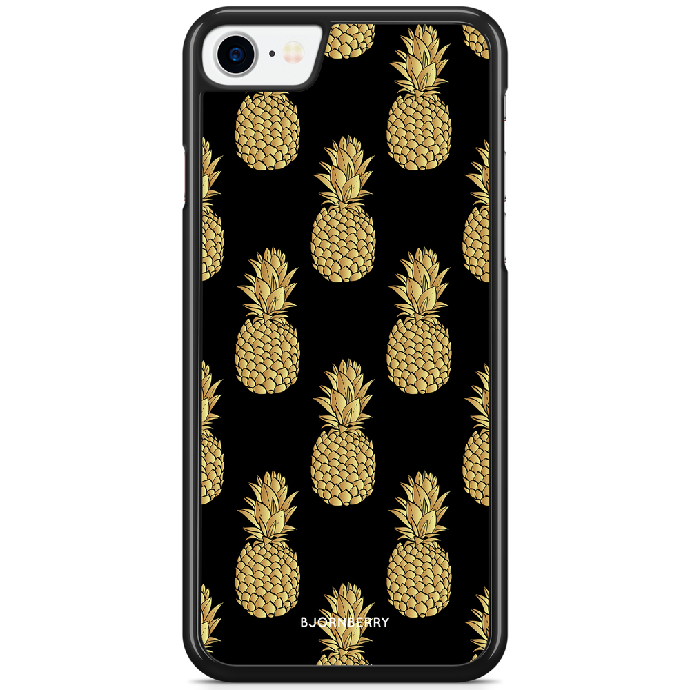 iPhone 7 Case - Gold Pineapples