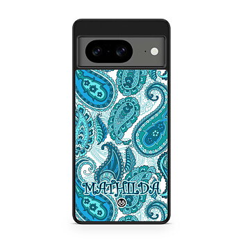 Google Pixel 8 Custom Skal - Paisley Namn
