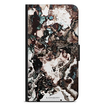 Samsung Galaxy S10 Plus Plånboksfodral - Brun Marmor
