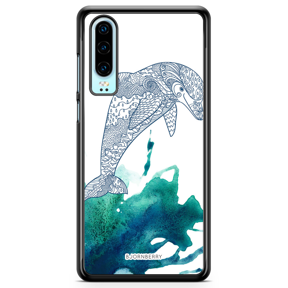 Huawei P30 Case - Mandala Dolphine