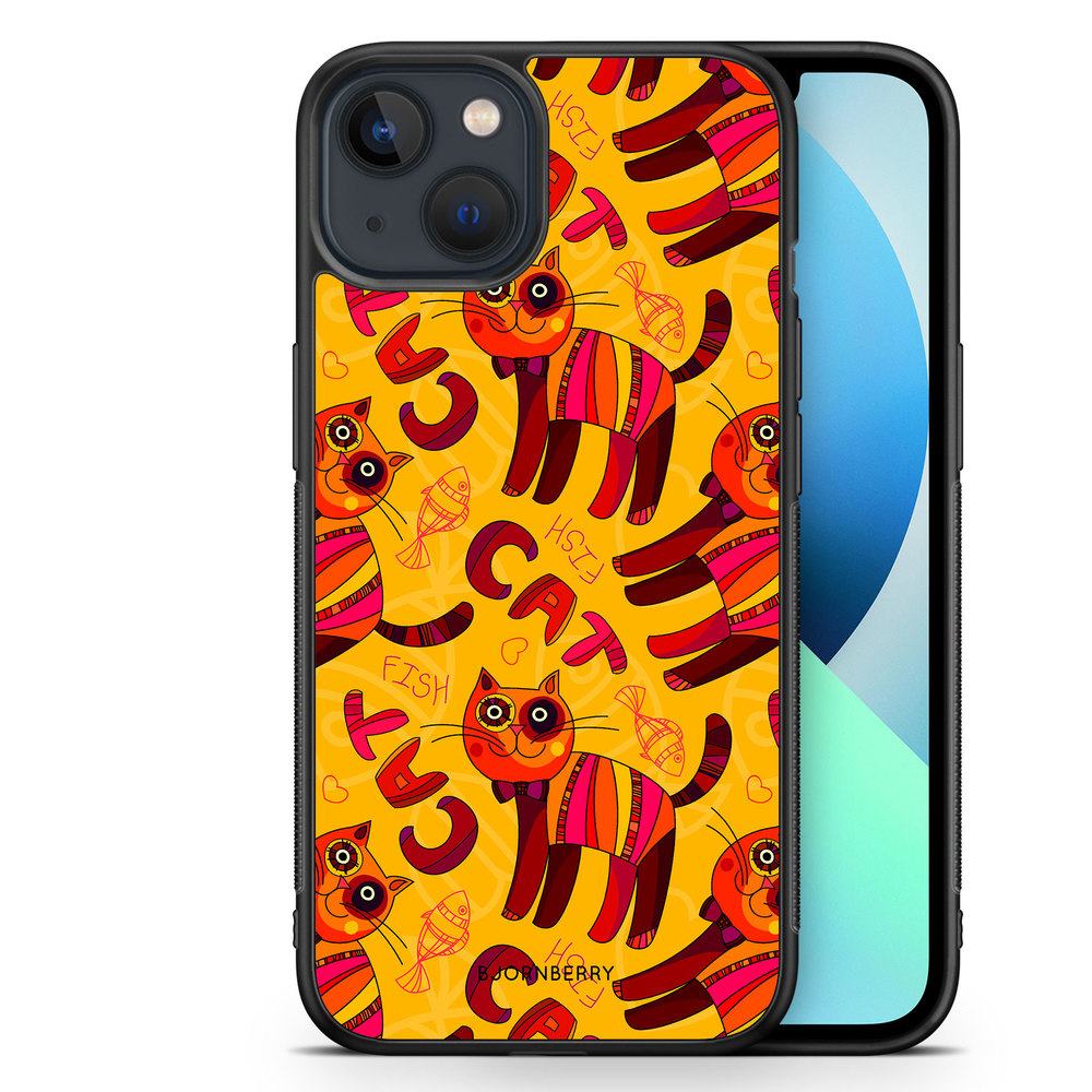 iPhone 13 Mini Case - Cat & Fish