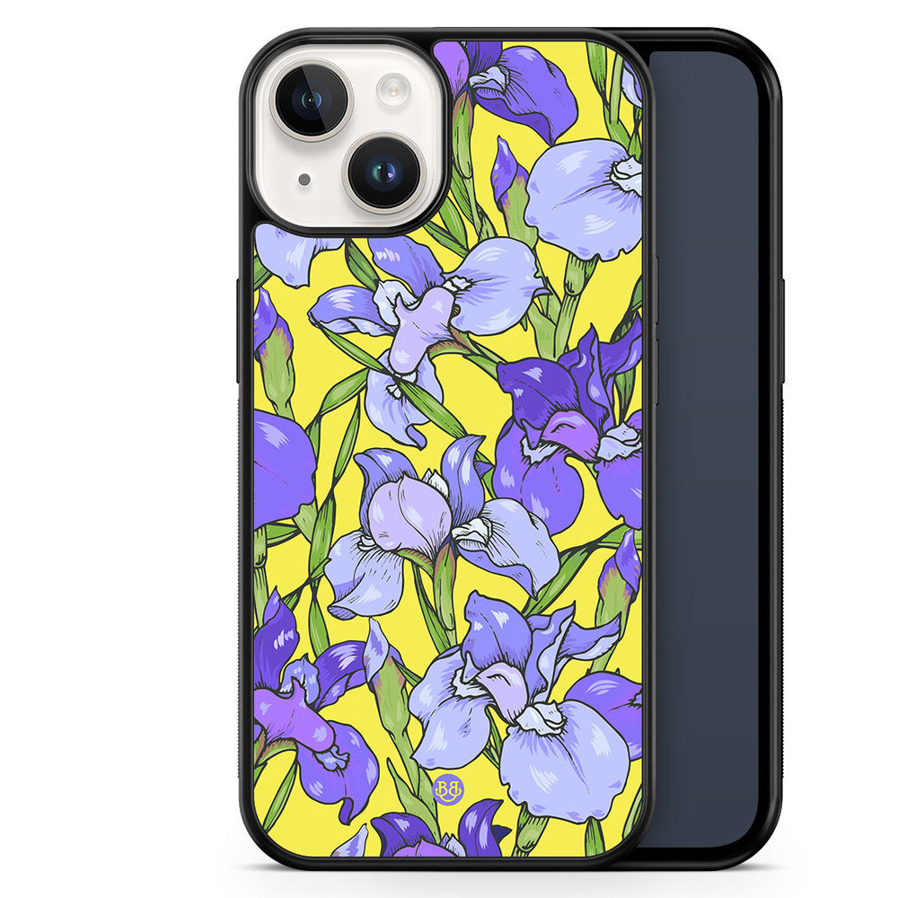 iPhone 14 Case - Iris Flowers