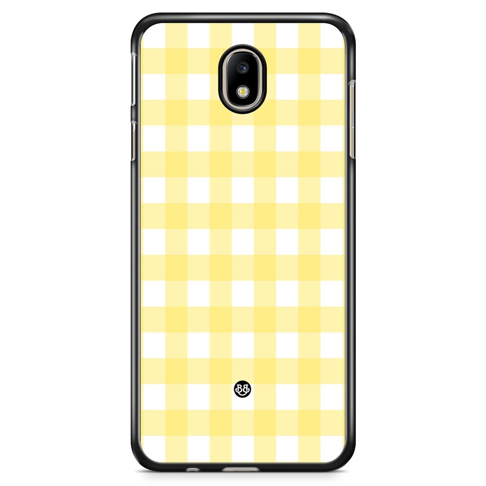 Samsung Galaxy J3 (2017) Case - SUMMER GARDEN - Lemon Check