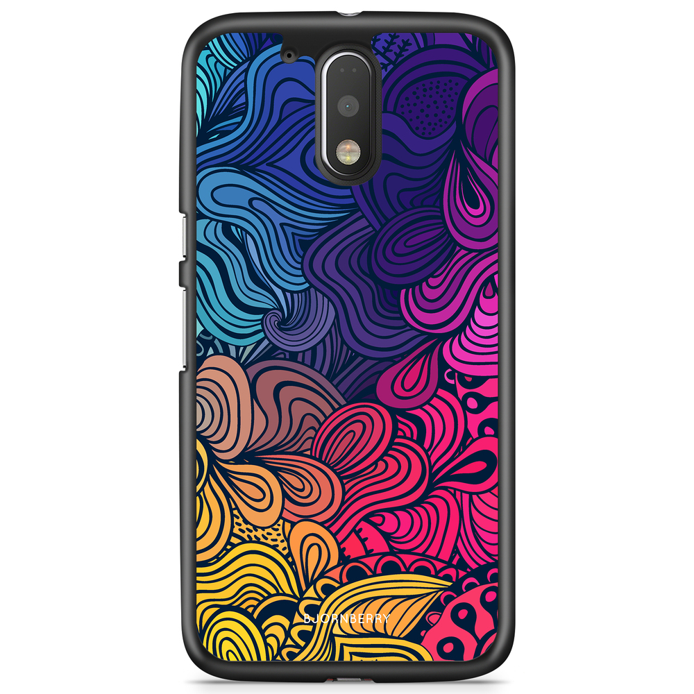 Moto G4/G4 Plus Case - Retro Flowers