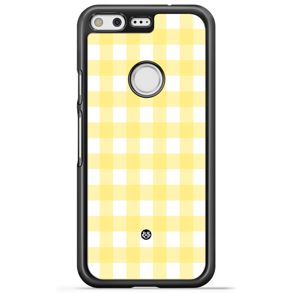 Google Pixel Case - SUMMER GARDEN - Lemon Check
