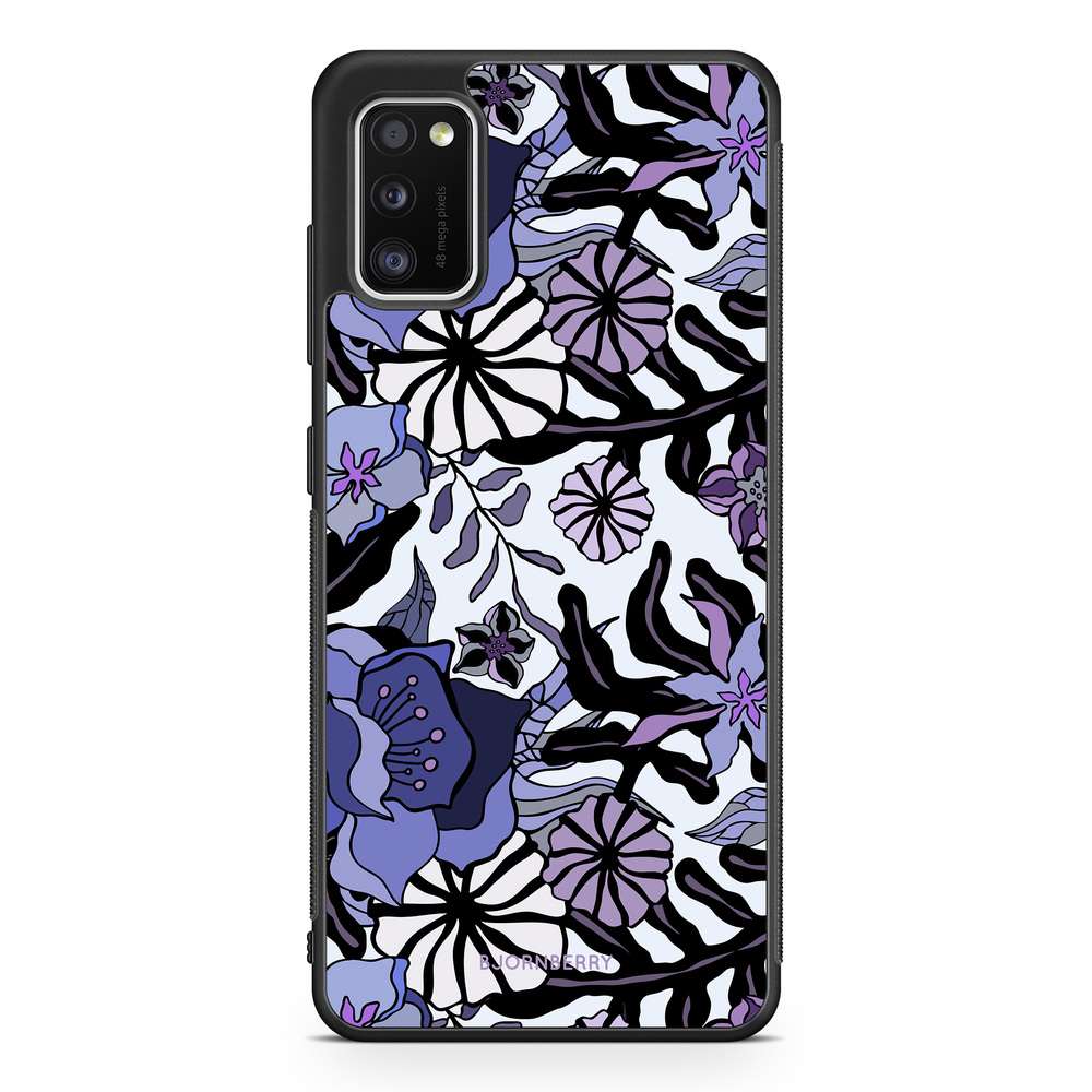 Samsung Galaxy A41 Case - Purple Flowers