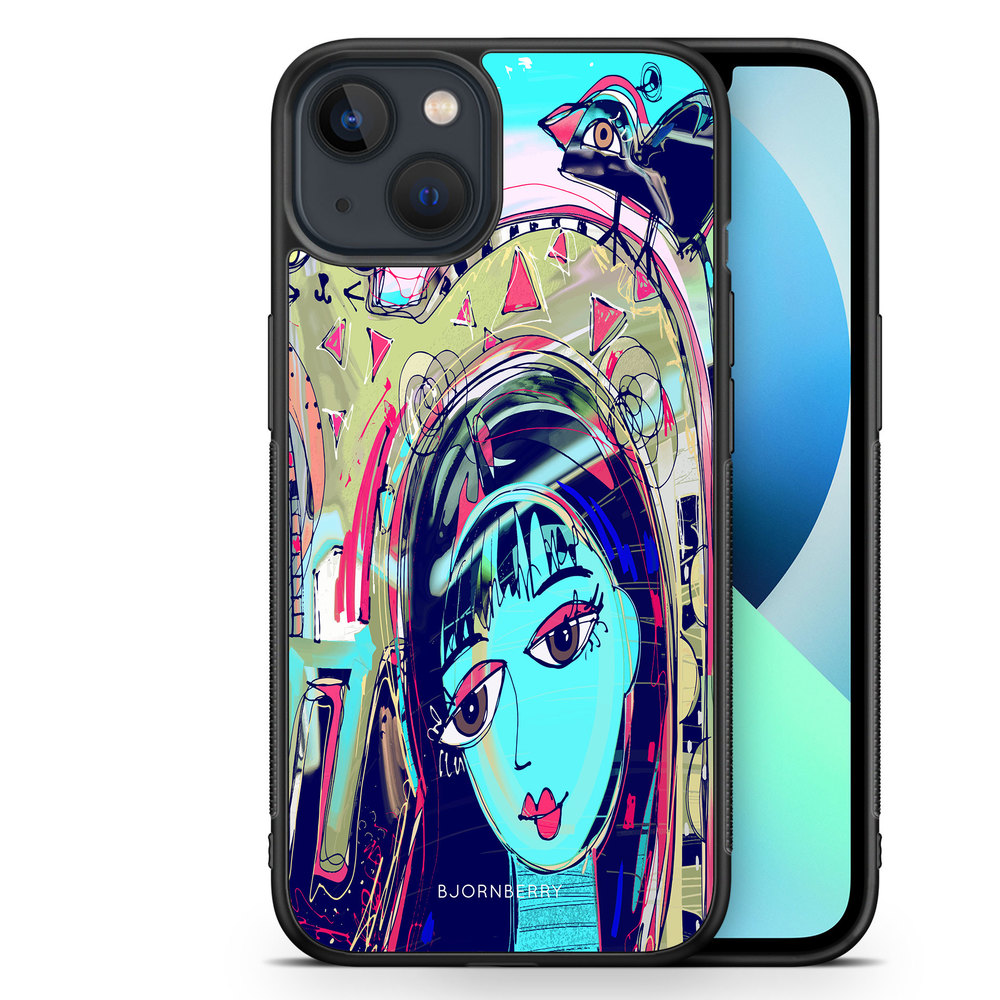 iPhone 13 Mini Case - Abstract Cat