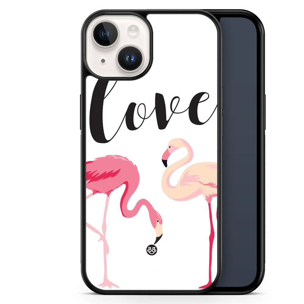 iPhone 14 Case - Love Flamingo