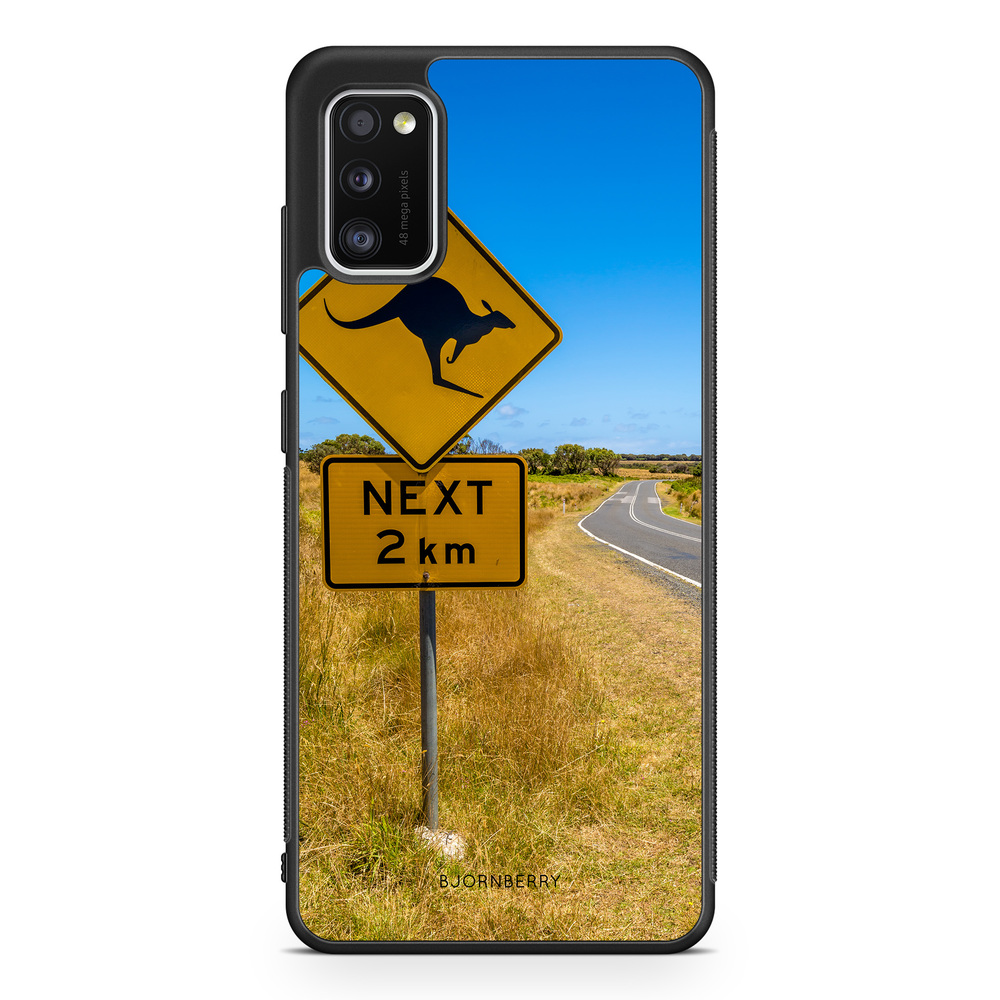 Samsung Galaxy A41 Case - Kangaroo Sign