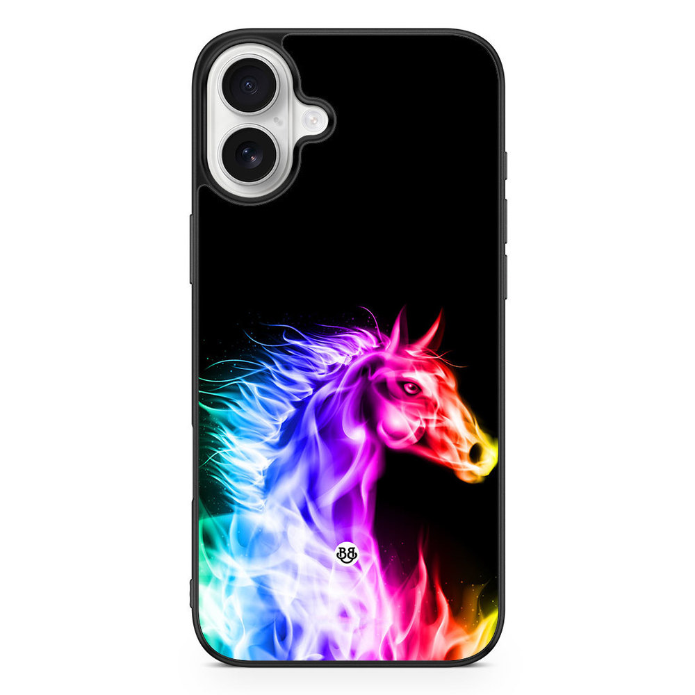 iPhone 16 Plus Case - Flames Horse