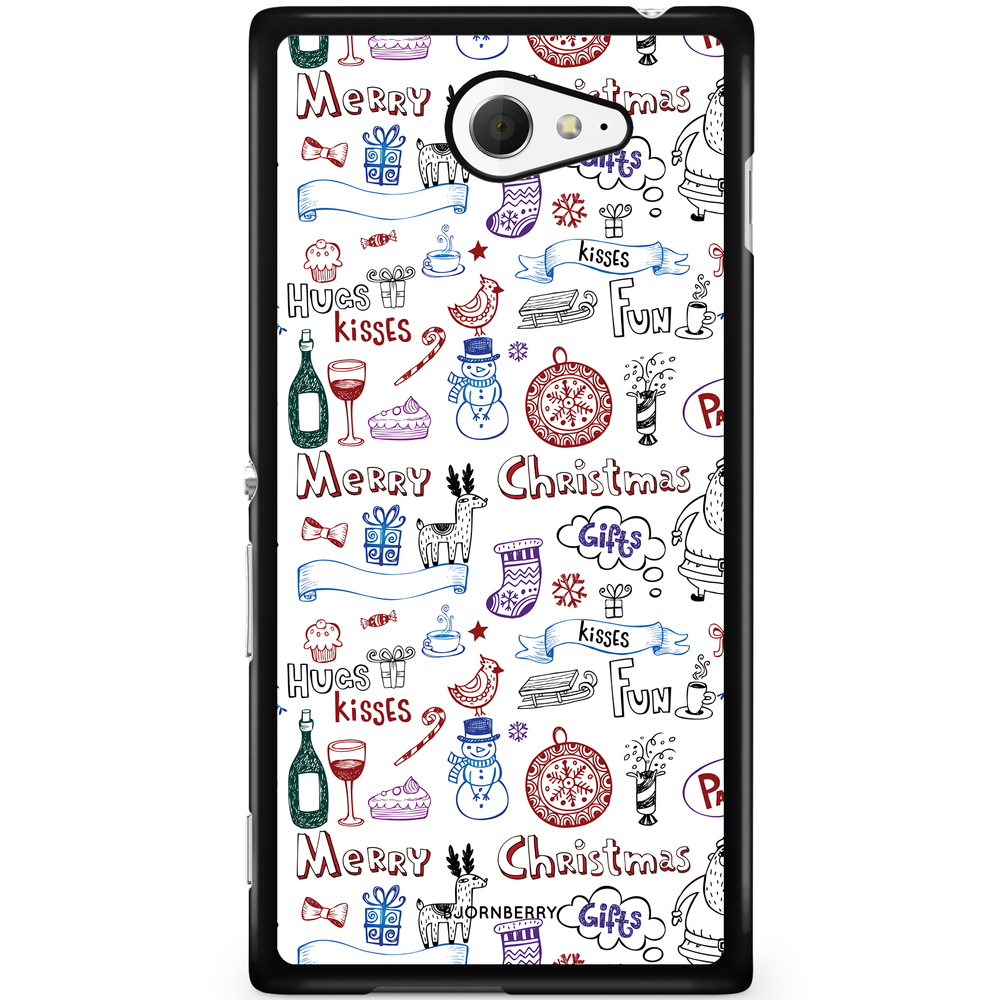 Sony Xperia M2 Aqua Case - Merry Christmas