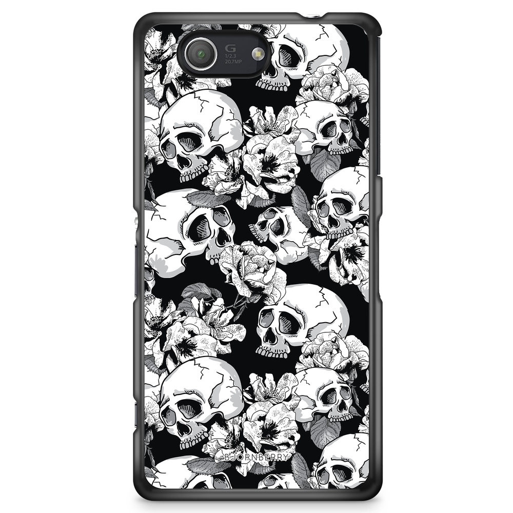 Sony Xperia Z3 Compact Case - Skull & Roses