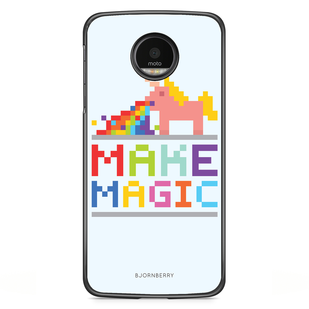 Motorola Moto G5S Plus Skal - Enhörning Make Magic