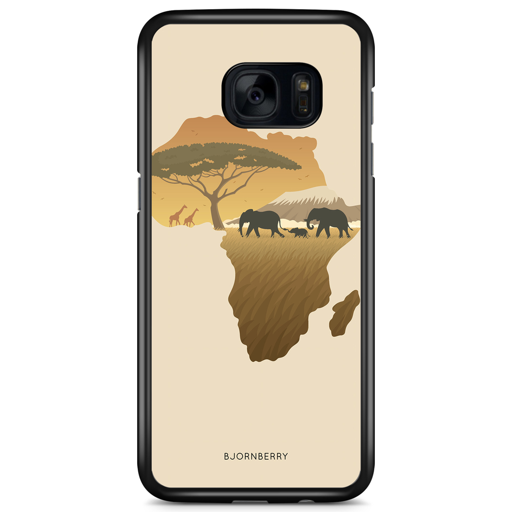 Samsung Galaxy S7 Edge Case - Africa Brown