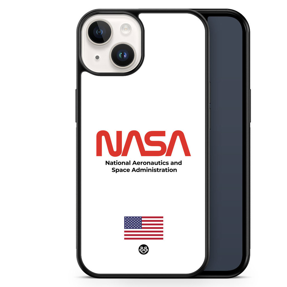 iPhone 14 Case - NASA Worm White