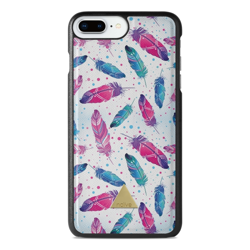 Naive iPhone 8 Plus Case - Feathers