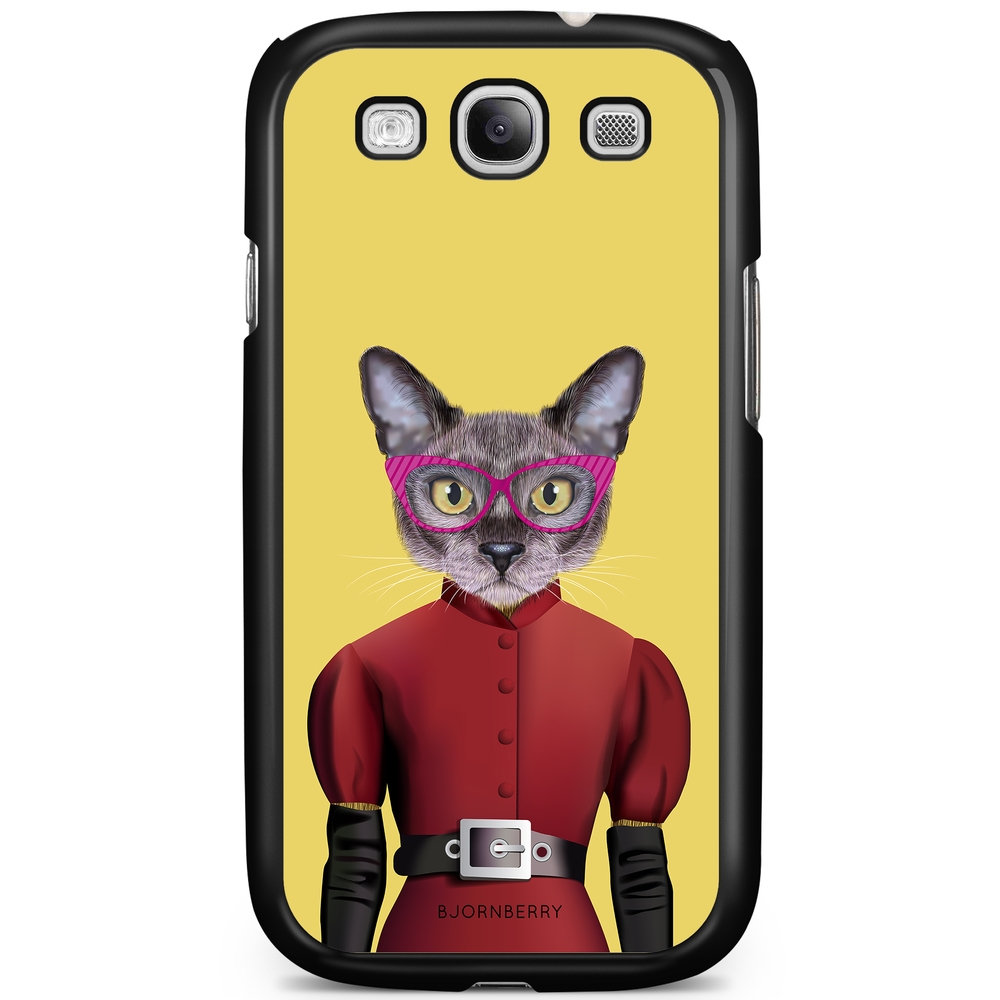 Samsung Galaxy S3 Mini Case - Hipster Cat